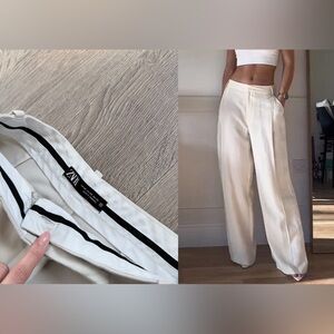 Zara High Waist - Wide Leg Pleated Trouser (Inseam 31)